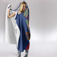 Philippines MassKara Hooded Blanket Filipino Carnival Mask and Polynesian Pattern LT03 - Polynesian Pride