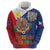 Philippines MassKara Hoodie Filipino Carnival Mask and Polynesian Pattern