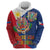 Philippines MassKara Hoodie Filipino Carnival Mask and Polynesian Pattern