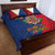 Philippines MassKara Quilt Bed Set Filipino Carnival Mask and Polynesian Pattern