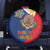 Philippines MassKara Spare Tire Cover Filipino Carnival Mask and Polynesian Pattern