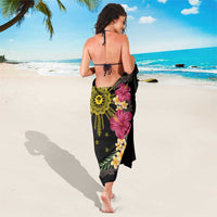 Hawaii and Philippines Together Sarong Hibiscus Flower and Sun Badge Polynesian Pattern Coloful LT03 - Polynesian Pride