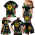 Tropical Hawaii and Philippines Family Matching Mermaid Dress and Hawaiian Shirt Kanaka Maoli and Sun Badge Batok Tattoo Colorful