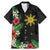 Tropical Hawaii and Philippines Family Matching Mermaid Dress and Hawaiian Shirt Kanaka Maoli and Sun Badge Batok Tattoo Colorful