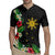 Tropical Hawaii and Philippines Rugby Jersey Kanaka Maoli and Sun Badge Batok Tattoo Colorful