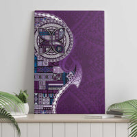 Samoan Siapo Art Tattoo Polynesian Pattern Canvas Wall Art Purple Color LT03 - Polynesian Pride