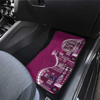Samoan Siapo Art Tattoo Polynesian Pattern Car Mats Pink Color LT03 - Polynesian Pride