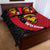 Papua New Guinea Mask Festival Quilt Bed Set Papua Niugini Tribe Mask Melanesian Pattern