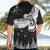 New Zealand Kea Bird Hawaiian Shirt Maori Tattoo and Silver Fern Black Color