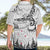 New Zealand Kea Bird Hawaiian Shirt Maori Tattoo and Silver Fern White Color