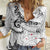 New Zealand Kea Bird Women Casual Shirt Maori Tattoo and Silver Fern White Color