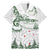 New Zealand Kea Bird Family Matching Mermaid Dress and Hawaiian Shirt Maori Tattoo and Silver Fern Green Color