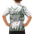 New Zealand Kea Bird Family Matching Off Shoulder Maxi Dress and Hawaiian Shirt Maori Tattoo and Silver Fern Green Color