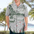 New Zealand Kea Bird Hawaiian Shirt Maori Tattoo and Silver Fern Green Color