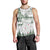 New Zealand Kea Bird Men Tank Top Maori Tattoo and Silver Fern Green Color