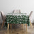 New Zealand Kea Bird Tablecloth Maori Tattoo and Silver Fern Green Color