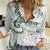 New Zealand Kea Bird Women Casual Shirt Maori Tattoo and Silver Fern Green Color