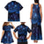 New Zealand Kea Bird Family Matching Tank Maxi Dress and Hawaiian Shirt Maori Tattoo and Silver Fern Matariki Style