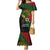 Papua New Guinea Chimbu Province Mermaid Dress PNG Birds Of Paradise Polynesian Arty Style LT03 Women Green - Polynesian Pride