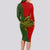 Papua New Guinea Eastern Highlands Province Long Sleeve Bodycon Dress PNG Birds Of Paradise Polynesian Arty Style LT03 - Polynesian Pride