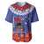 FAST Party Samoa Baseball Jersey Ula Fala Teuila Polynesian Tapa Pattern