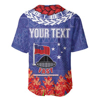 FAST Party Samoa Baseball Jersey Ula Fala Teuila Polynesian Tapa Pattern LT03 - Polynesian Pride