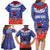 FAST Party Samoa Family Matching Long Sleeve Bodycon Dress and Hawaiian Shirt Ula Fala Teuila Polynesian Tapa Pattern