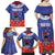 FAST Party Samoa Family Matching Off Shoulder Maxi Dress and Hawaiian Shirt Ula Fala Teuila Polynesian Tapa Pattern