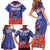 FAST Party Samoa Family Matching Short Sleeve Bodycon Dress and Hawaiian Shirt Ula Fala Teuila Polynesian Tapa Pattern