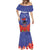 FAST Party Samoa Mermaid Dress Ula Fala Teuila Polynesian Tapa Pattern