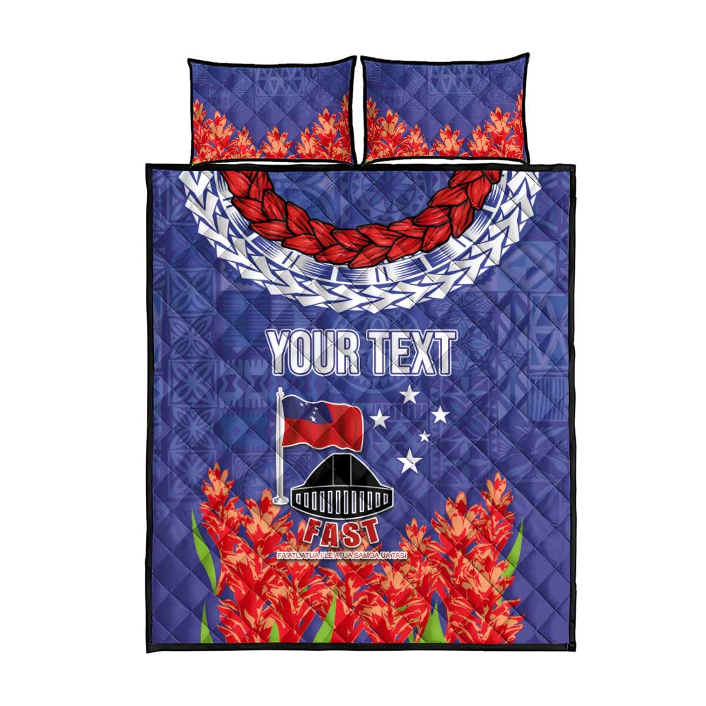 FAST Party Samoa Quilt Bed Set Ula Fala Teuila Polynesian Tapa Pattern LT03 - Polynesian Pride