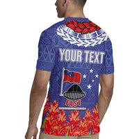 FAST Party Samoa Rugby Jersey Ula Fala Teuila Polynesian Tapa Pattern LT03 - Polynesian Pride