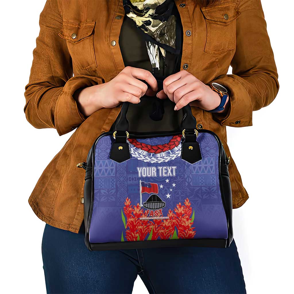 FAST Party Samoa Shoulder Handbag Ula Fala Teuila Polynesian Tapa Pattern LT03 - Polynesian Pride