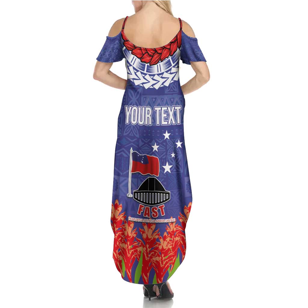 FAST Party Samoa Summer Maxi Dress Ula Fala Teuila Polynesian Tapa Pattern LT03 - Polynesian Pride