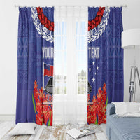 FAST Party Samoa Window Curtain Ula Fala Teuila Polynesian Tapa Pattern LT03 - Polynesian Pride