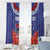 FAST Party Samoa Window Curtain Ula Fala Teuila Polynesian Tapa Pattern