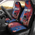 CHOGM FAST Samoa 2024 Car Seat Cover Samoan Tapa Tribal and Ornament Pattern with Hibiscus