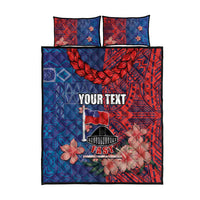 CHOGM FAST Samoa 2024 Quilt Bed Set Samoan Tapa Tribal and Ornament Pattern with Hibiscus LT03 - Polynesian Pride