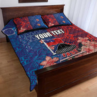 CHOGM FAST Samoa 2024 Quilt Bed Set Samoan Tapa Tribal and Ornament Pattern with Hibiscus LT03 - Polynesian Pride
