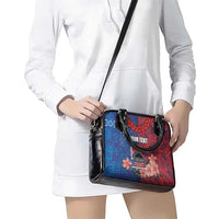 CHOGM FAST Samoa 2024 Shoulder Handbag Samoan Tapa Tribal and Ornament Pattern with Hibiscus LT03 - Polynesian Pride