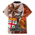 fiji-australia-rugby-family-matching-off-shoulder-long-sleeve-dress-and-hawaiian-shirt-kangaroo-and-palm-tree-orange-tapa-pattern-mix-aboriginal