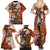 fiji-australia-rugby-family-matching-summer-maxi-dress-and-hawaiian-shirt-kangaroo-and-palm-tree-orange-tapa-pattern-mix-aboriginal