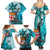 fiji-australia-rugby-family-matching-summer-maxi-dress-and-hawaiian-shirt-kangaroo-and-palm-tree-blue-tapa-pattern-mix-aboriginal