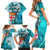 personalised-fiji-australia-rugby-family-matching-short-sleeve-bodycon-dress-and-hawaiian-shirt-kangaroo-and-palm-tree-blue-tapa-pattern-mix-aboriginal