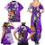 fiji-australia-rugby-family-matching-summer-maxi-dress-and-hawaiian-shirt-kangaroo-and-palm-tree-purple-tapa-pattern-mix-aboriginal