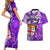 personalised-fiji-australia-rugby-couples-matching-short-sleeve-bodycon-dress-and-hawaiian-shirt-kangaroo-and-palm-tree-purple-tapa-pattern-mix-aboriginal