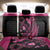 Breast Cancer Awareness Back Car Seat Cover Think Pink Polynesian Ribbon and Butterfly