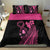 Breast Cancer Awareness Bedding Set Think Pink Polynesian Ribbon and Butterfly