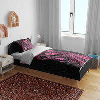 Breast Cancer Awareness Bedding Set Think Pink Polynesian Ribbon and Butterfly LT03 - Polynesian Pride
