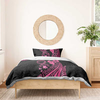 Breast Cancer Awareness Bedding Set Think Pink Polynesian Ribbon and Butterfly LT03 - Polynesian Pride